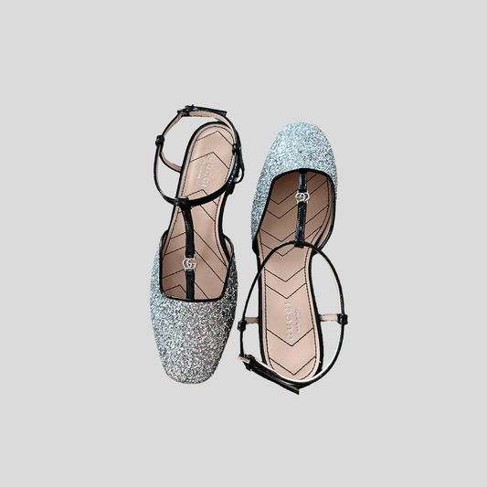 GUCCI BALERINY SILVER