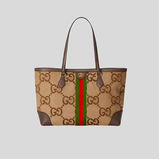 GUCCI JUMBO OPHIDIA SHOPPING  CLOTH  TOTE