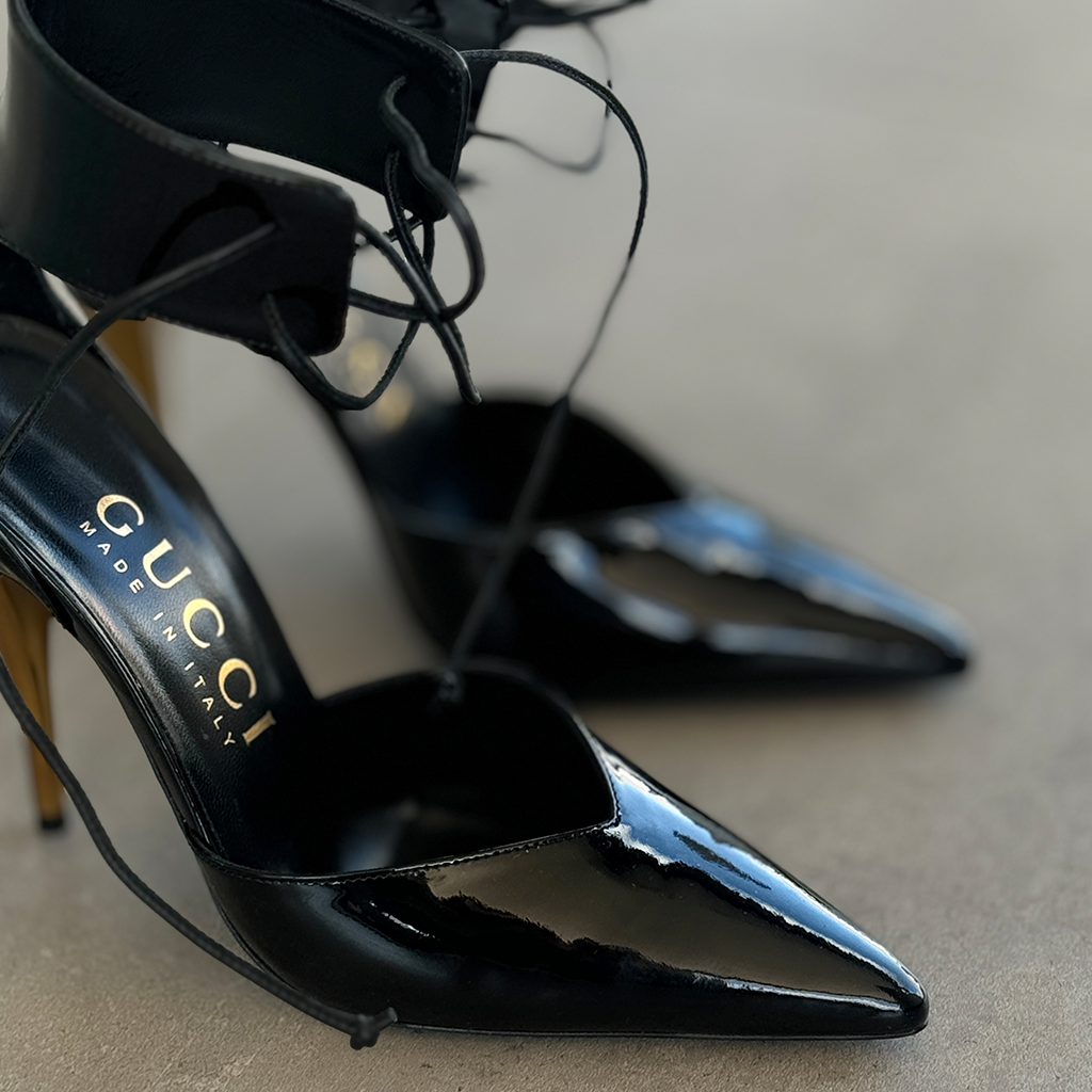SCARPE NERE GUCCI
