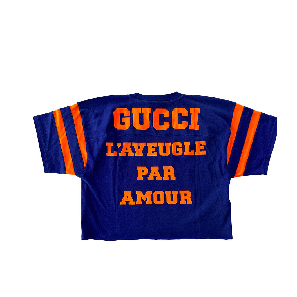 GUCCI 1921 L'Aveugle Par Amour cropped T-shirt