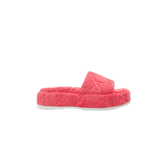 GUCCI KLAPKI PLATFORM PINK GG