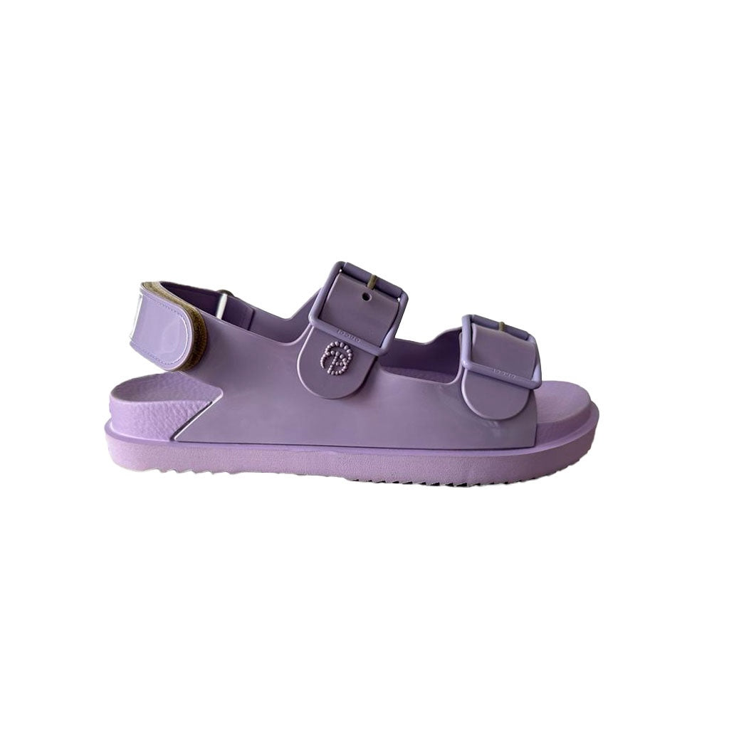 GUCCI LOW SANDALS PURPLE GG