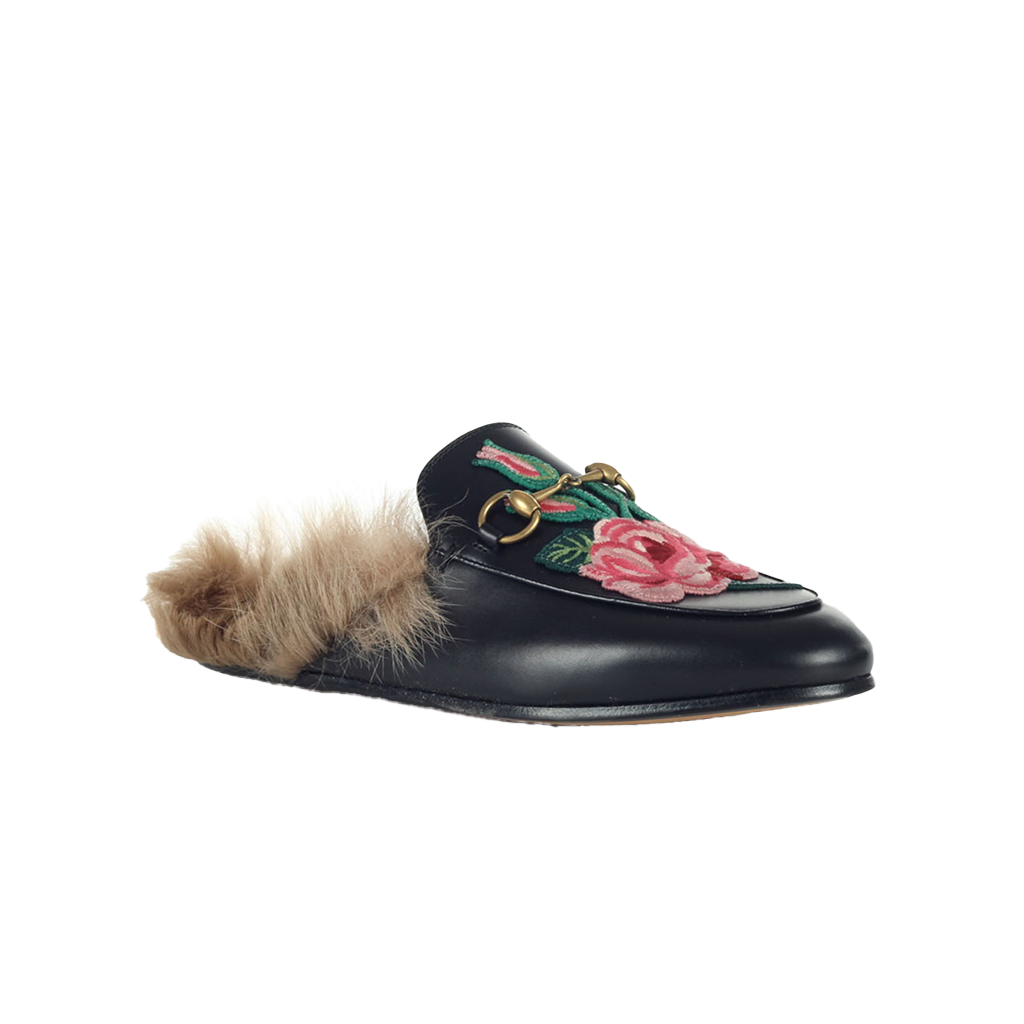 GUCCI MULE MOTYW KWIATOWY