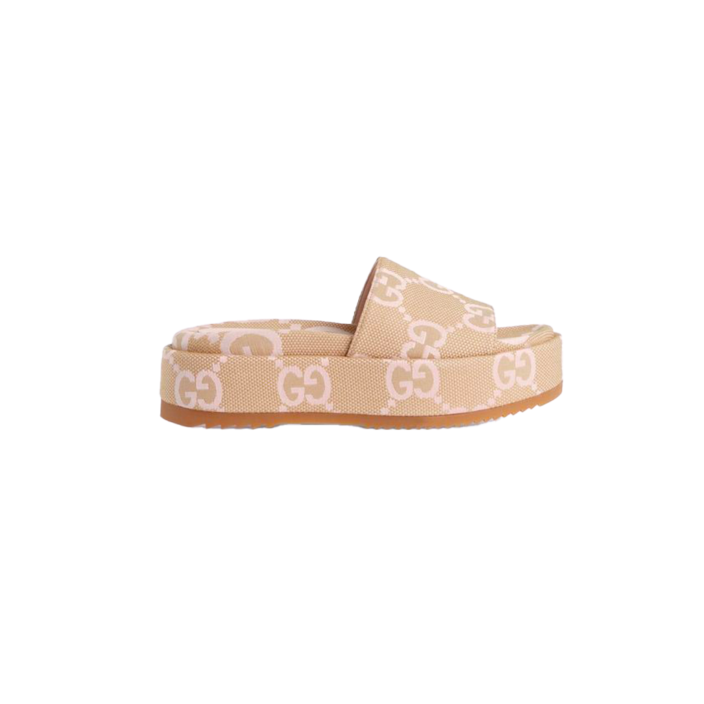 GUCCI GG PLATFORM JUMBO SANDALS