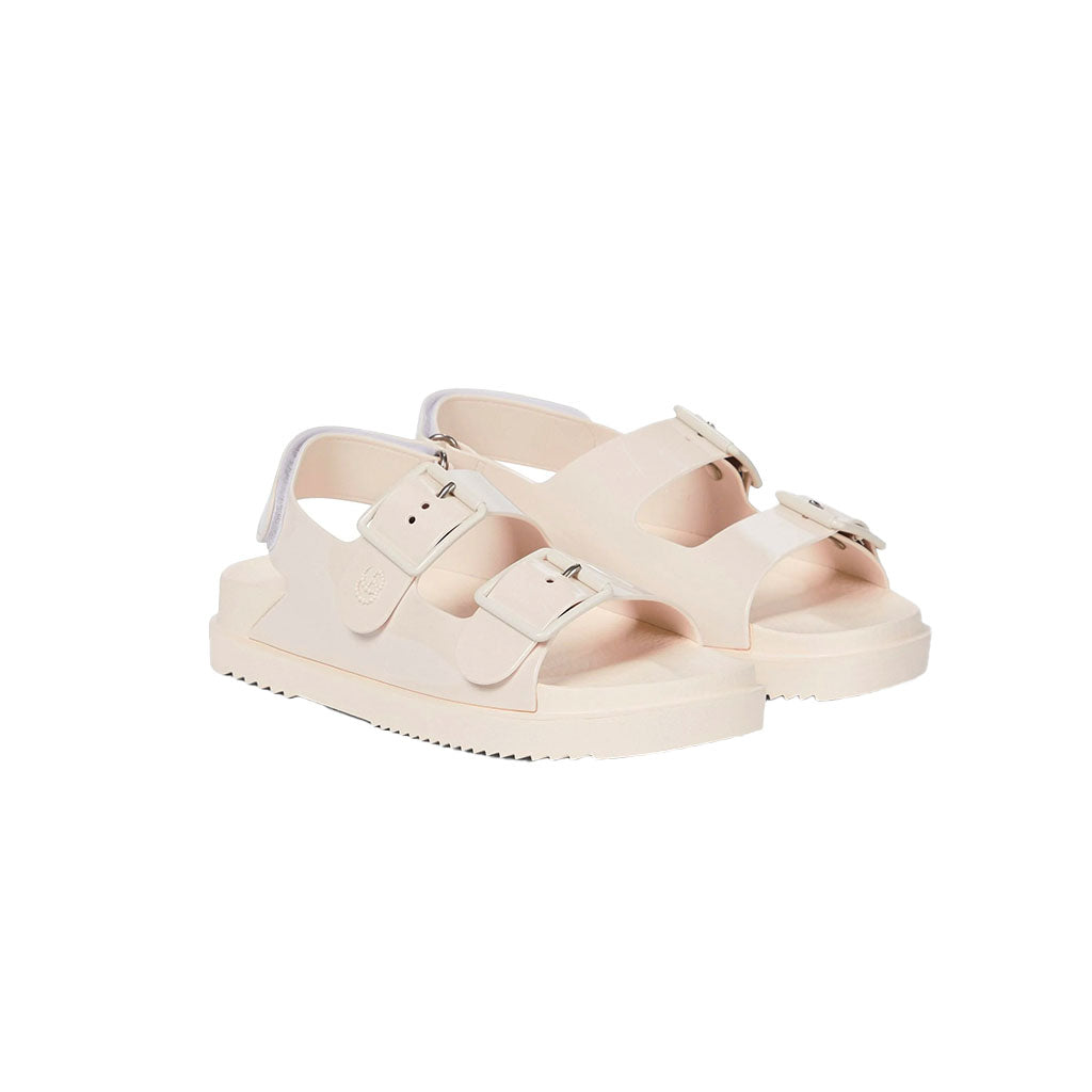 GUCCI LOW SANDALS WHITE GG