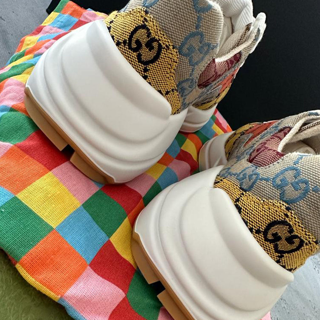 GUCCI SNEAKERS RHYTON MULTICOLOR GG