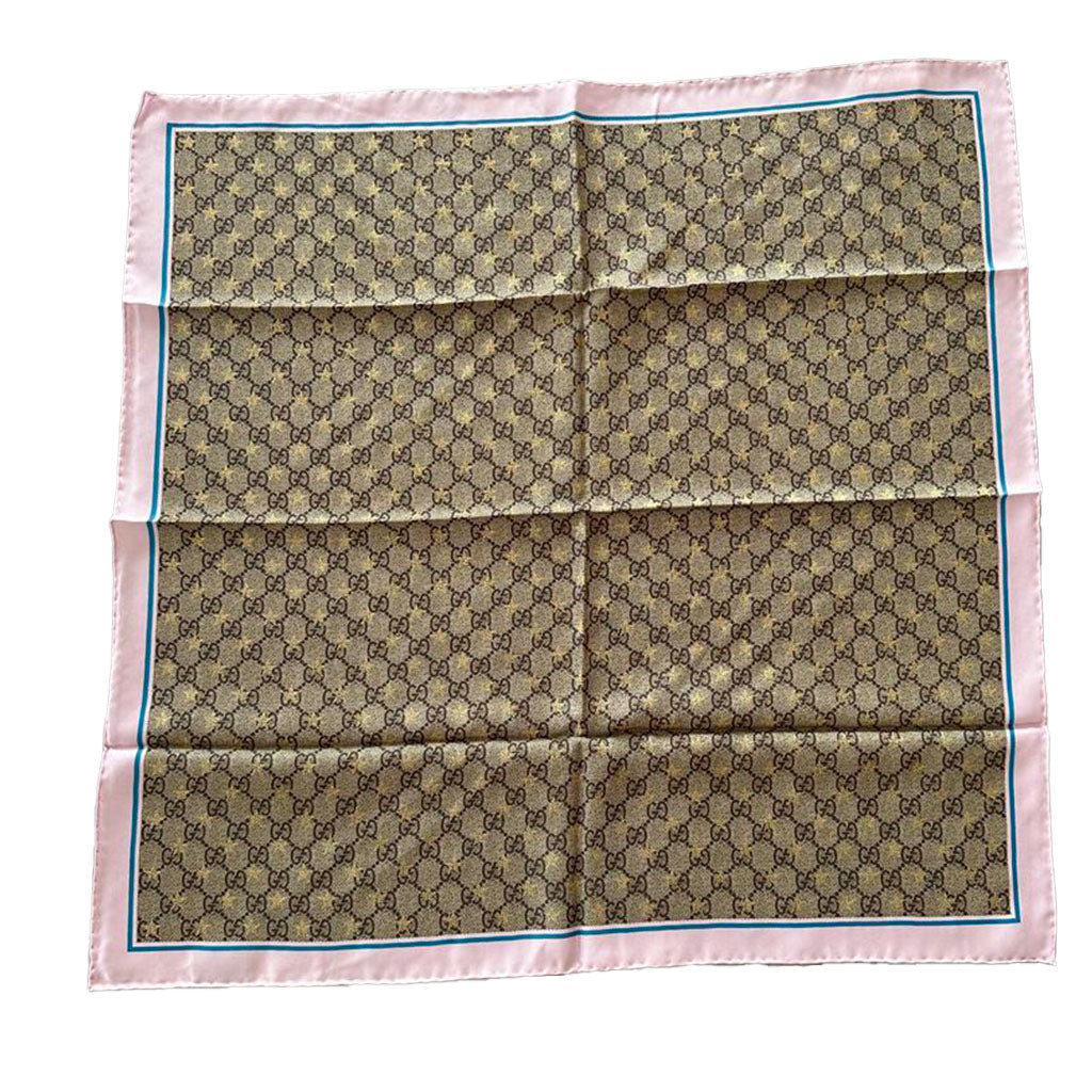 GUCCI GG STAR GOLD SCARF