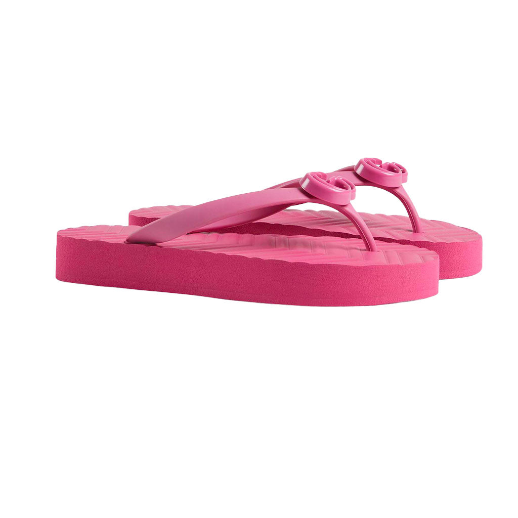 GUCCI PINK  FLIP FLOPS