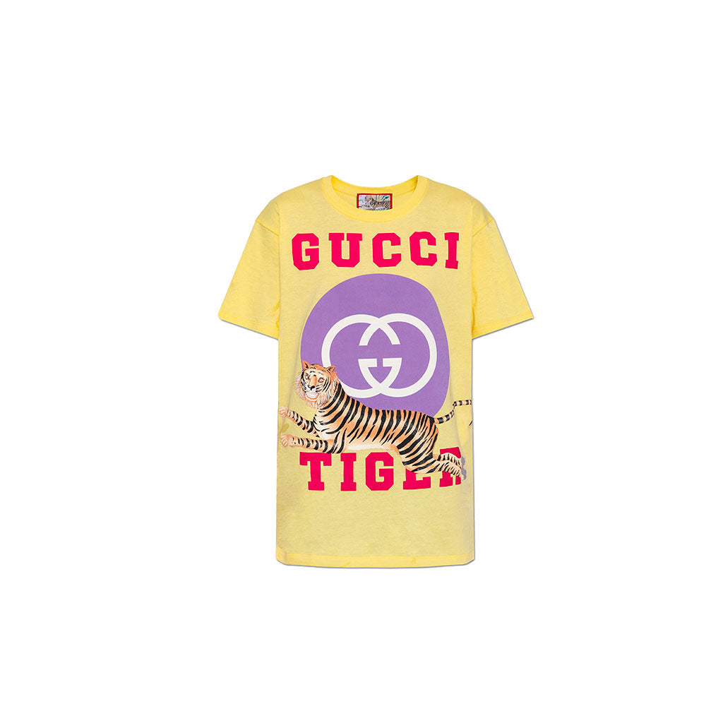 GUCCI T-SHIRT FROM THE " GUCCI TIGER '' COLLECTION