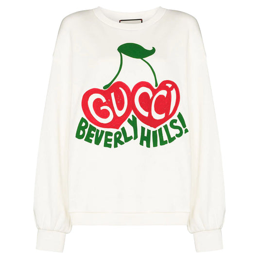 GUCCI CHERRY PRINT SWEATSHIRT