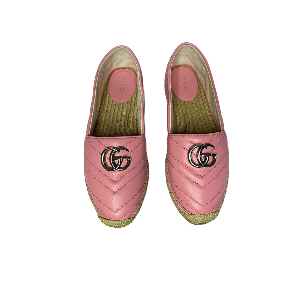 Gucci pink espadrilles