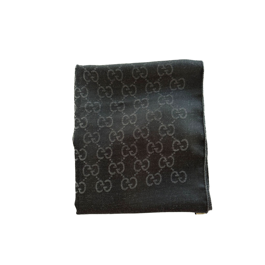 GUCCI SZAL ZE WZOREM GG BLACK