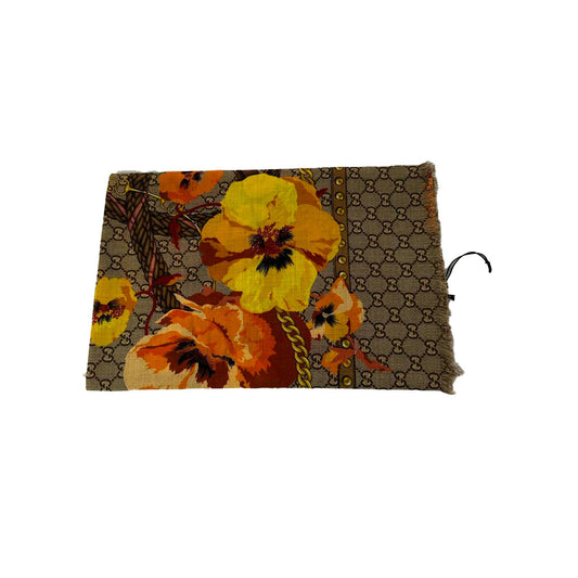 Gucci floral scarf