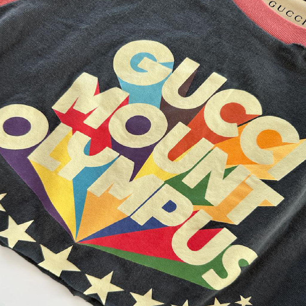 GUCCI 'Mount Olympus' PRINT VINTAGE T-SHIRT