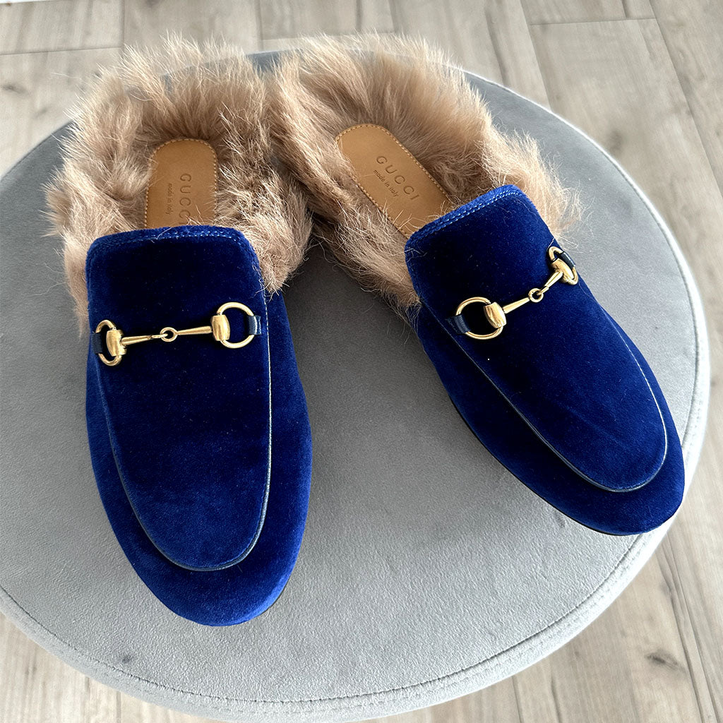 GUCCI  MOKASYNY Z FUTURKIEM PRINCETOWN