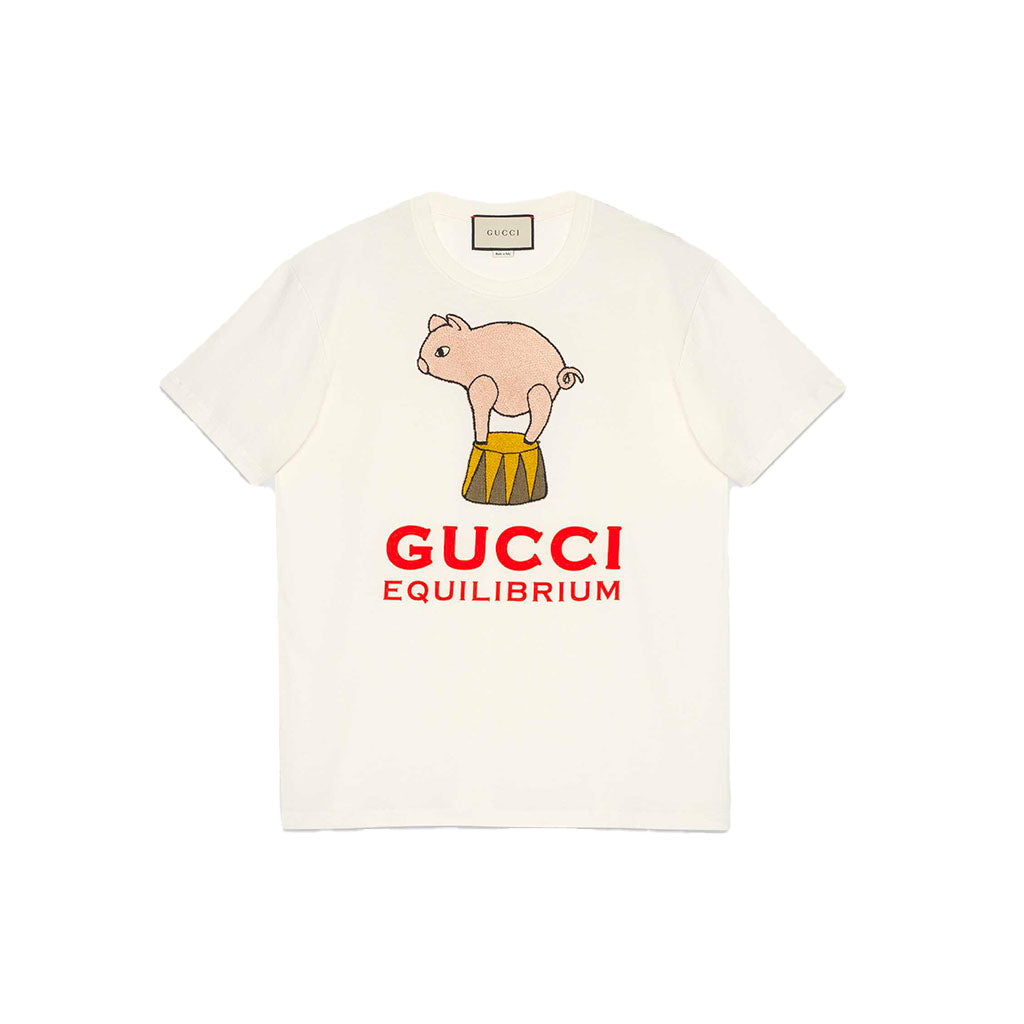 GUCCI T-SHIRT Z NADRuKIEM PIGGY